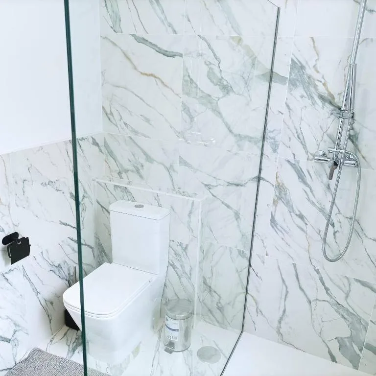 Baño de A Casiña de Cris, casa rural en Boiro (Rías Baixas)